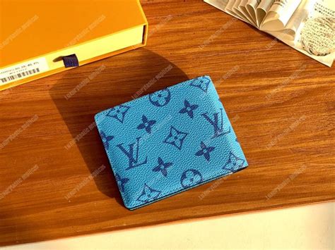 lv wallet blue